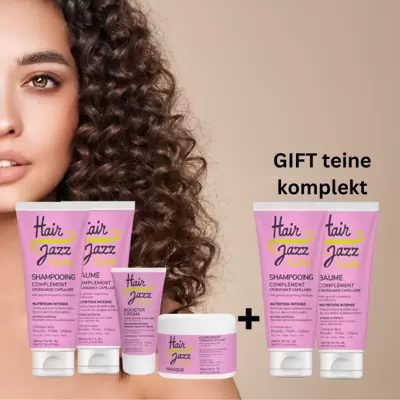 HAIR JAZZ korralikke lokke moodustav ja hooldav protseduur kõikidele juuksetüüpidele ja - pikkustele + KINGITUS lisakomplekt!